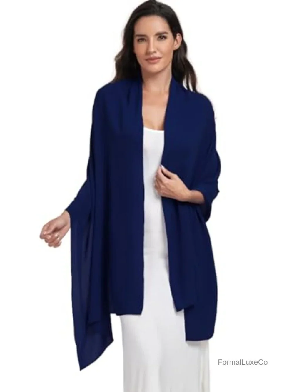 Chiffon Shawl Wrap Wedding Evening Pashmina Scarf for Women